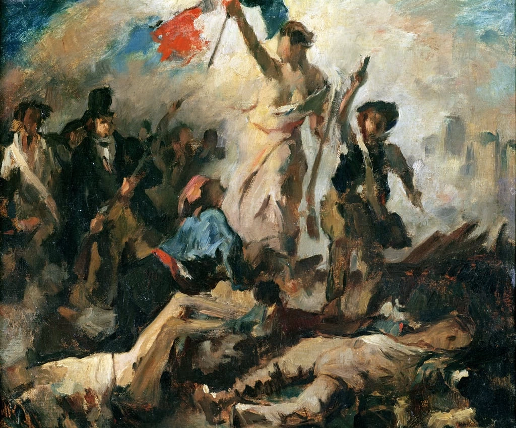 Studio per la libertà che guida il popolo - Musee des Beaux, Arts, Blois